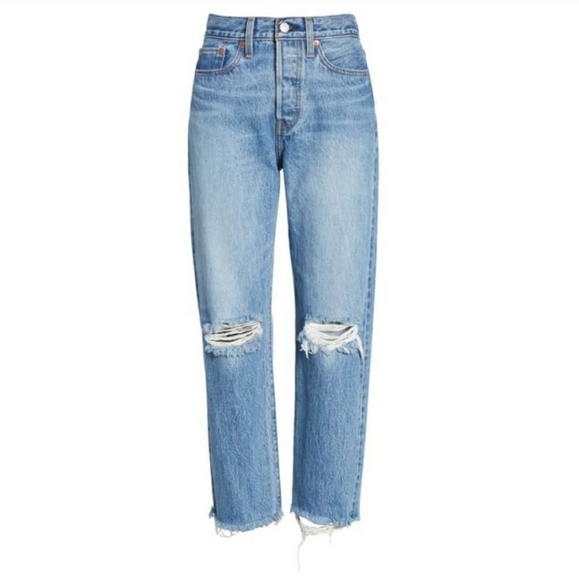 Levi's Wedgie Fit High Rise Straight Jeans size 28 - Picture 6 of 11